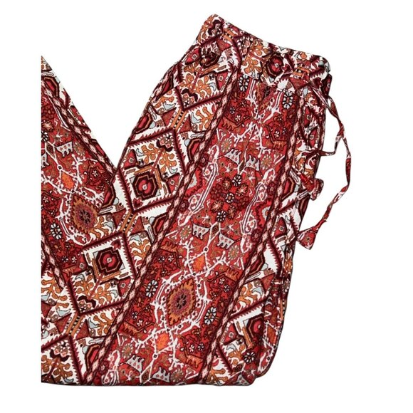 Rachel Zoe Womens 100% Linen Boho-Style Casual Pants Size Medium Womens Pockets - Picture 5 of 8